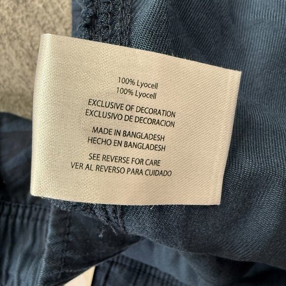 Orvis Jogger Men 2XL XXL Dark Blue Floral Tropical 28" Lyocell Tapered Casual - Picture 6 of 16